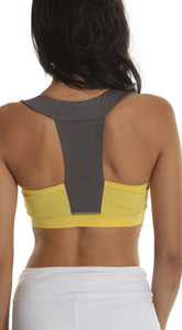Knock Down Training Bra -  Yellow
